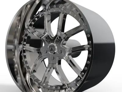 ASANTI AF150 WHEEL 3D MODEL 3D model