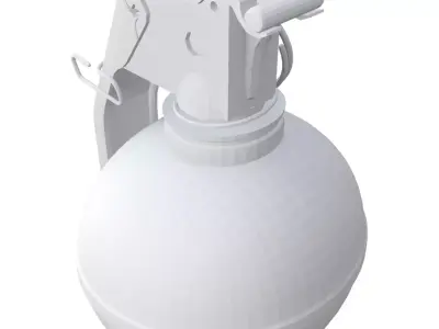 M68 Grenade Low poly Photorealistic Low-poly 3D model