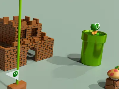 THE MARIO PACK PART ONE 3D model