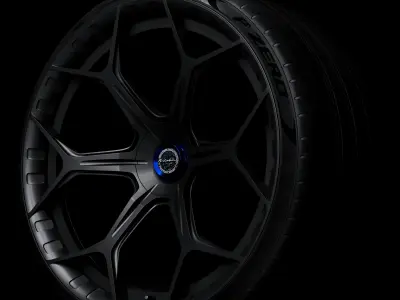 High-poly Brixton Forged MW03 wheel model Free 3D model