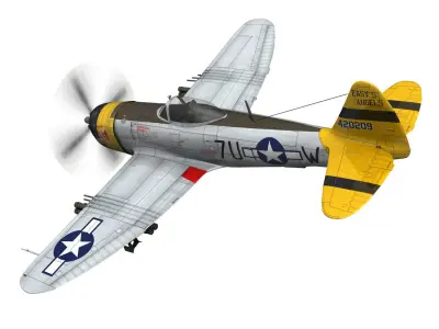 Republic P-47D Thunderbolt - Jeanie 3D model