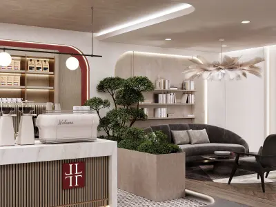 Restaurant Design 3D model