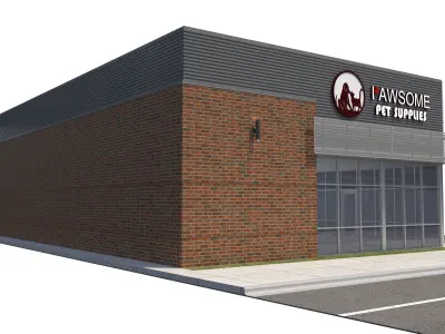 Retail-120 Retail Store A 3D model