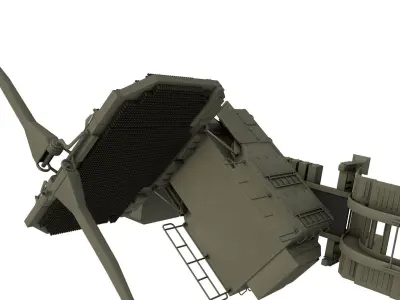  64N6E2 radar 3D model