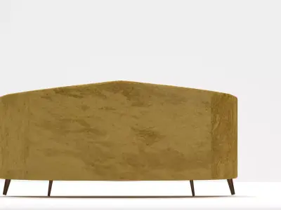 Modern Corner Sofa Chair Free 3D model