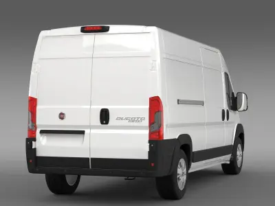Fiat Ducato Maxi Van L3H2 2015 3D model