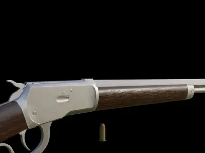Winchester 1892 Free low-poly 3D model