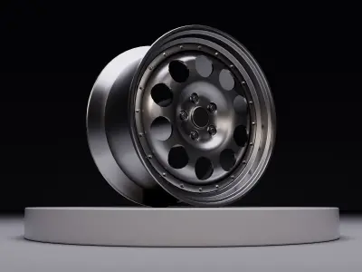 L10 wheel Low-poly 3D model