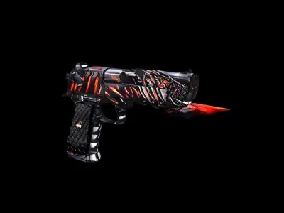 Desert Eagle Born Beast Free 3D model