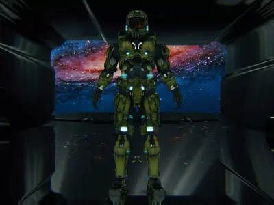 Master Chief - Halo 3D model