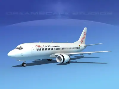Boeing 737-300 Air Vanuatua 3D model