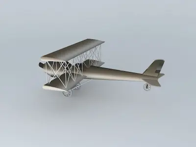 Miniature Aircraft Decoration Free 3D model
