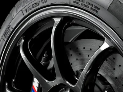 Toyo Proxes TR1 225 45 R17 3D model