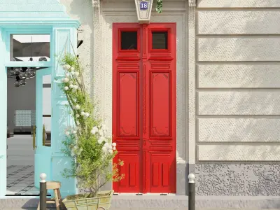  coeur  healthy epicerie cafe paris 3D model