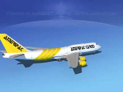 Boeing 747-8I AmeriPAc Cargo 3D model