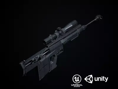 GM6 Lynx PBR Low-poly 3D model