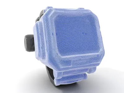 Tactical Digital Watch Model Pack Low-poly 3D model