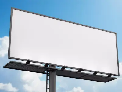 Billboard 01 3D model