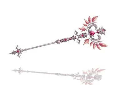 Royal Guard Scepter Low-poly 3D model