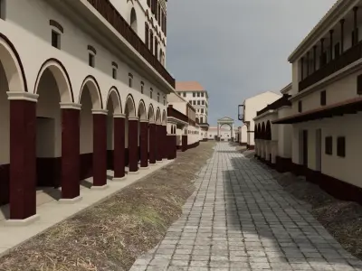 Ancient Rome Houses Pack 3D model