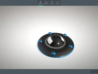 space ship  3D model