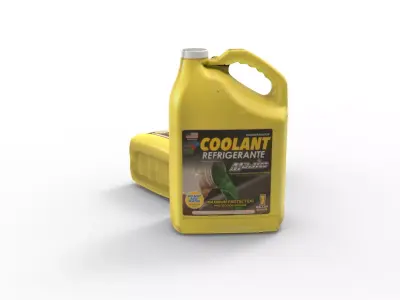 Antifreeze - Coolant Bottle Low-poly 3D model