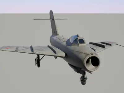 Mig15 Fighter 3D model