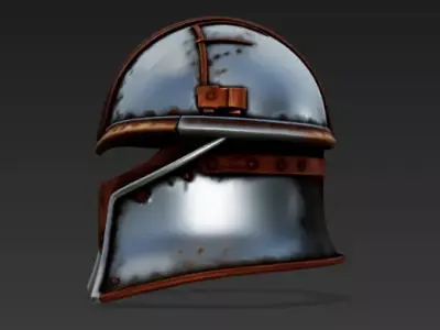 knight helmet Free 3D print model