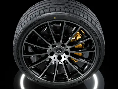 Michelin Pilot Sport 5 245 35 ZR19 93Y 3D model