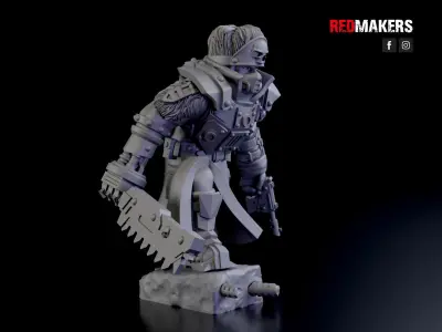 Ice Warriors - Lieutenant of the Imperial Force Free 3D print model