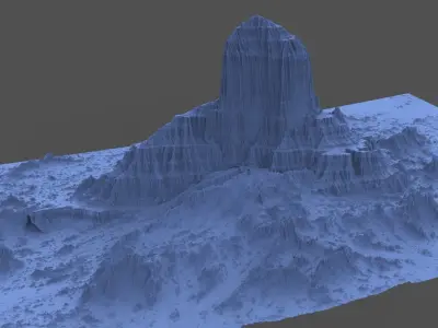 Mountain Dark Lord 3D model