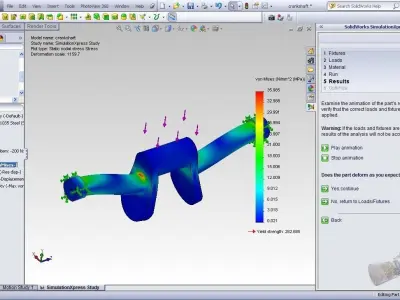 TutorialCrankshaft Simulation Free 3D model