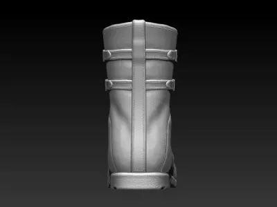 MENS MILITARY BOOTS STL FILE 3D print model