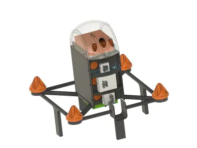 DRONE CAPSULA1 3D print model