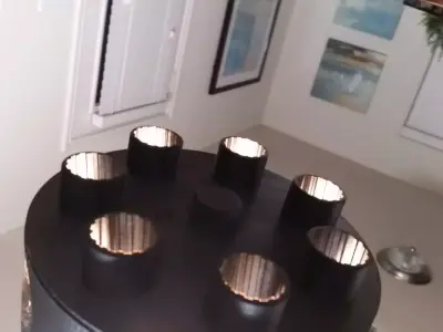 PRINTABLE A-10 GAU-8 LAMP SHADE 3D print model