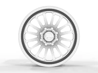 Cali Off Road Dually Rear Wheels 3D model