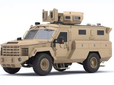 Lenco Bearcat G5 Tactical Armored Vehicle SWAT Truck  3D model