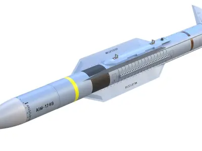 AIM-174B Gunslinger Missile 3D model