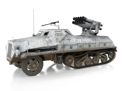 SDKFZ 4 - Panzerwerfer 42 - WA11 3D model