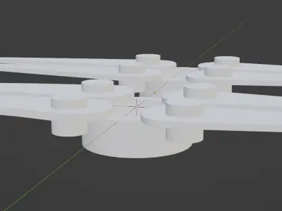 AXL Rac Link - Comtac V Low-poly 3D model