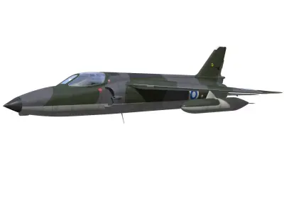Folland gnat F1 3D model