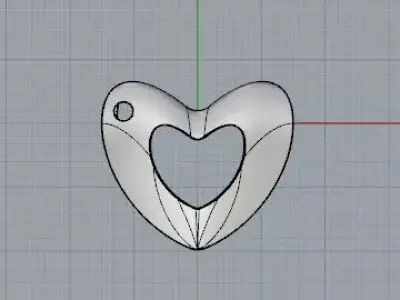 Cuore supef bomb e bordo piano Free 3D model