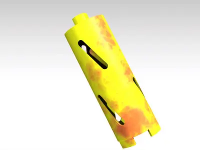 Dry Diamond Core Drill Free 3D model