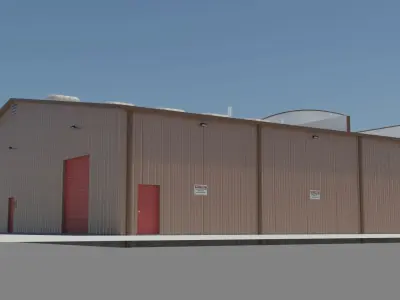 Family Dollar Low-poly 3D model