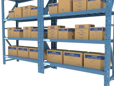 Warehouse Rack Storage 3D model
