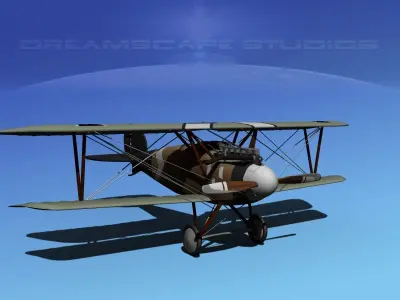 Albatross DIII Fighter 3D model