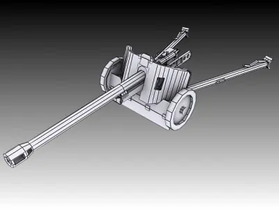 Pak 38 3D model