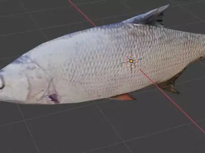 sea fish Low-poly 3D model