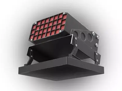 Flare dispenser 3D model