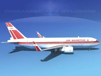 Boeing 767-300 Air Mauritius 1 3D model